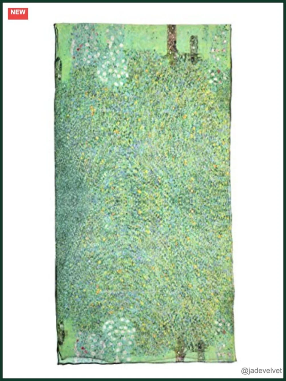 100% Silk Painted Scarf Van Gogh Monet Gau